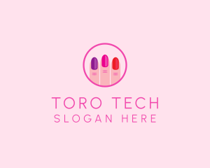 Manicure Nail Spa logo design