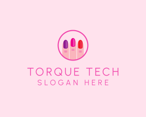 Manicure Nail Spa logo design