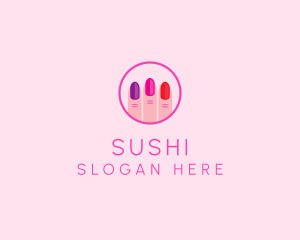 Manicure Nail Spa logo design