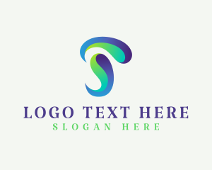 Generic Droplet Company Letter T logo design