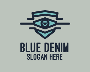 Blue Eye Shield logo design