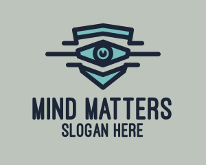 Psychologist - Blue Eye Shield logo design