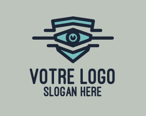 Focus - Blue Eye Shield logo design