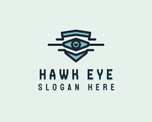 Blue Eye Shield logo design