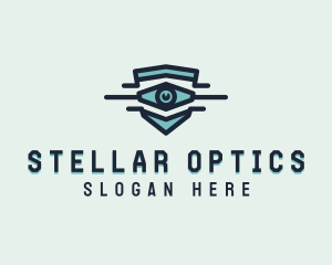 Blue Eye Shield logo design