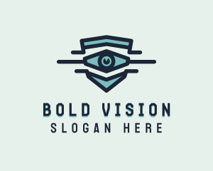 Blue Eye Shield logo design