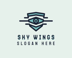 Blue Eye Shield logo design