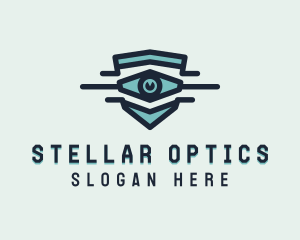 Blue Eye Shield logo design