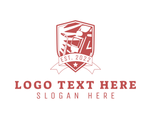 Labor - Hipster Welding Shield logo design