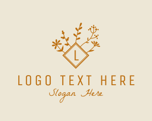 Autumn Floral Organic Florist Logo