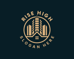 High Rise Property Realty logo design