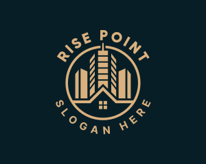 High Rise Property Realty logo design