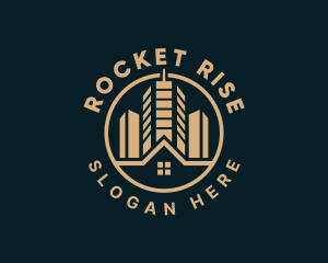 High Rise Property Realty logo design