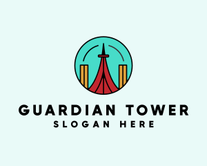 Tower Tourist Spot logo design