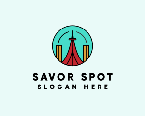 Tower Tourist Spot logo design