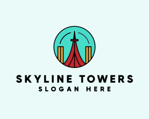 Tower Tourist Spot logo design