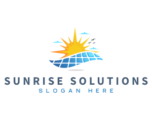 Sun Solar Field logo design