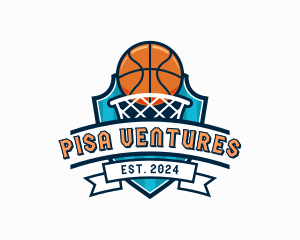 Basketball Varsity Shield logo design