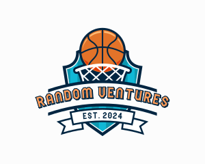 Basketball Varsity Shield logo design