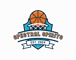 Basketball Varsity Shield logo design