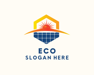 Solar Technology Energy  Logo