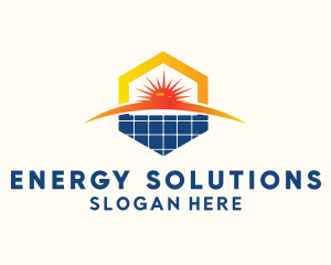 Solar Technology Energy  logo design