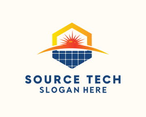 Source - Solar Technology Energy logo design