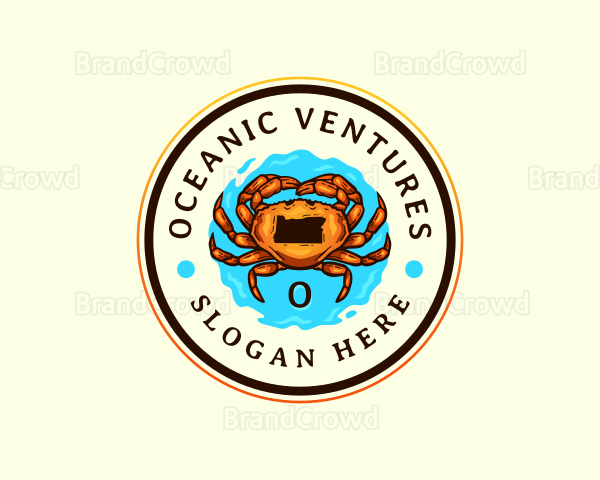 Dungeness Crab Oregon Logo