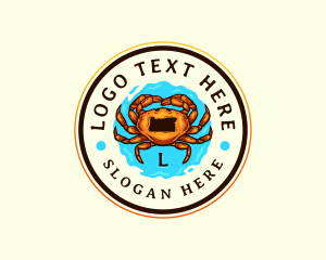 Dining - Dungeness Crab Oregon logo design