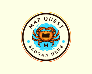 Dungeness Crab Oregon logo design