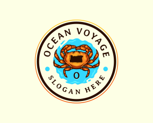 Dungeness Crab Oregon logo design