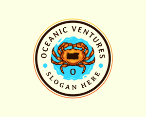 Dungeness Crab Oregon logo design