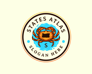 Dungeness Crab Oregon logo design