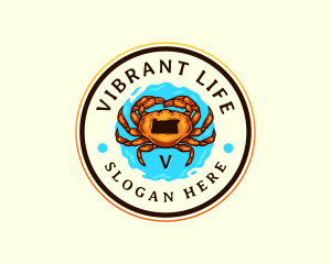 Dungeness Crab Oregon logo design