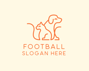 Orange - Orange Cat Dog Pet logo design