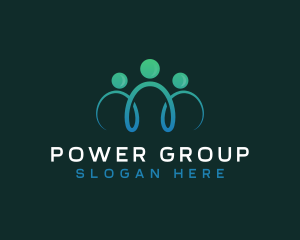 Group - People Team Community logo design