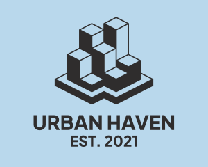 Urban Developer Buildings logo design