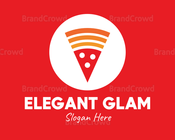 Modern Pizza Slice Logo