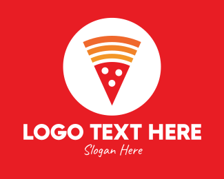 Modern Pizza Slice Logo Brandcrowd Logo Maker