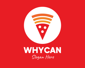 Pizzeria - Modern Pizza Slice logo design