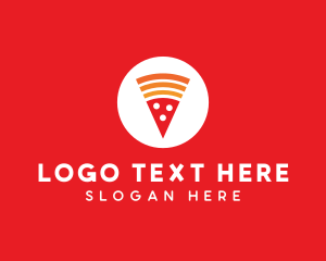 Modern Pizza Slice Logo