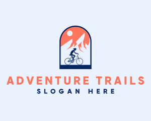 Mountain Biking Adventure logo design