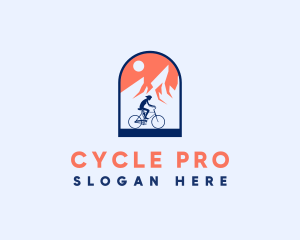 Biking - Mountain Biking Adventure logo design