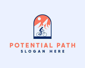 Mountain Biking Adventure logo design