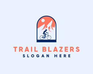 Mountain Biking Adventure logo design