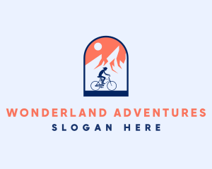 Mountain Biking Adventure logo design