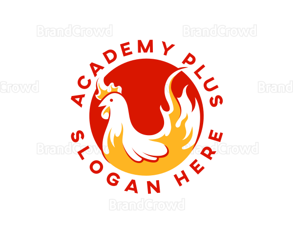 Roasted Flame Chicken Logo