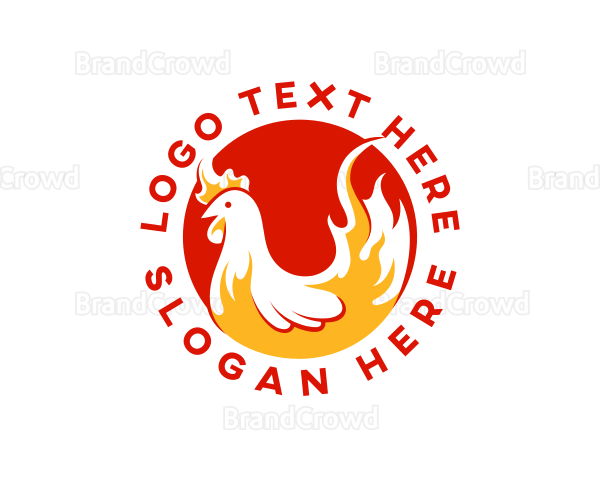 Roasted Flame Chicken Logo