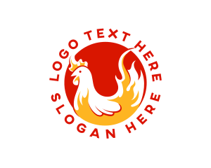 Roasted Flame Chicken Logo