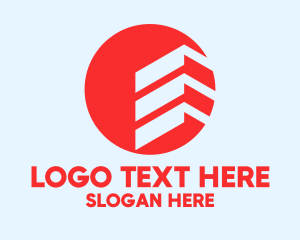 Roof - Red Roofing Service logo design